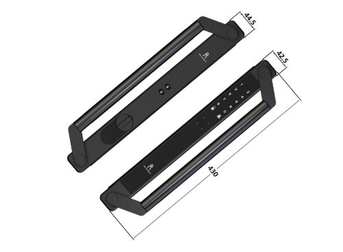 Khóa cửa đại sảnh biệt thự Demax SL808 GS Lux App Wifi 3 sl808 gs lux app wifi 1