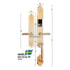 Khóa cửa đại sảnh - biệt thự Demax SL886 Gold App Wifi 1 sl886 gold app wifi 1