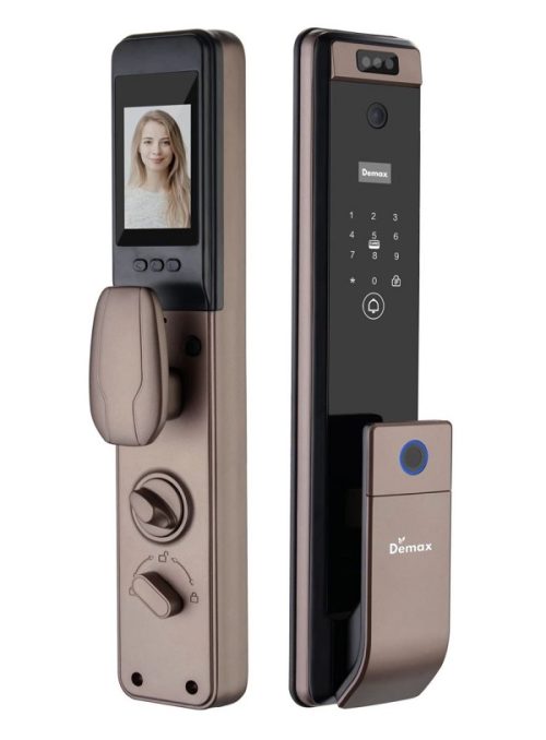 Khóa cửa điện tử nhận diện khuôn mặt Face ID - 3D Demax SL916 CB App Wifi