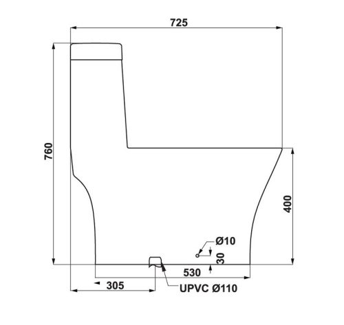 Bồn cầu một khối Sapporo Hafele 588.79.412 2 bon cau mot khoi sapporo hafele 588.79.412 2