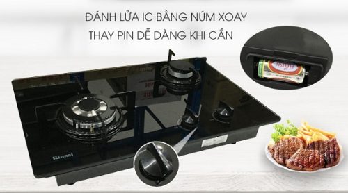 Bếp Gas Âm RINNAI RVB-6SDQ(B) 5 bep gas rinnai RVB 6SDQB 3