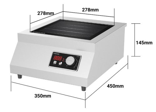 Bếp từ công nghiệp Kocher CI-3600F 8 4.1 1