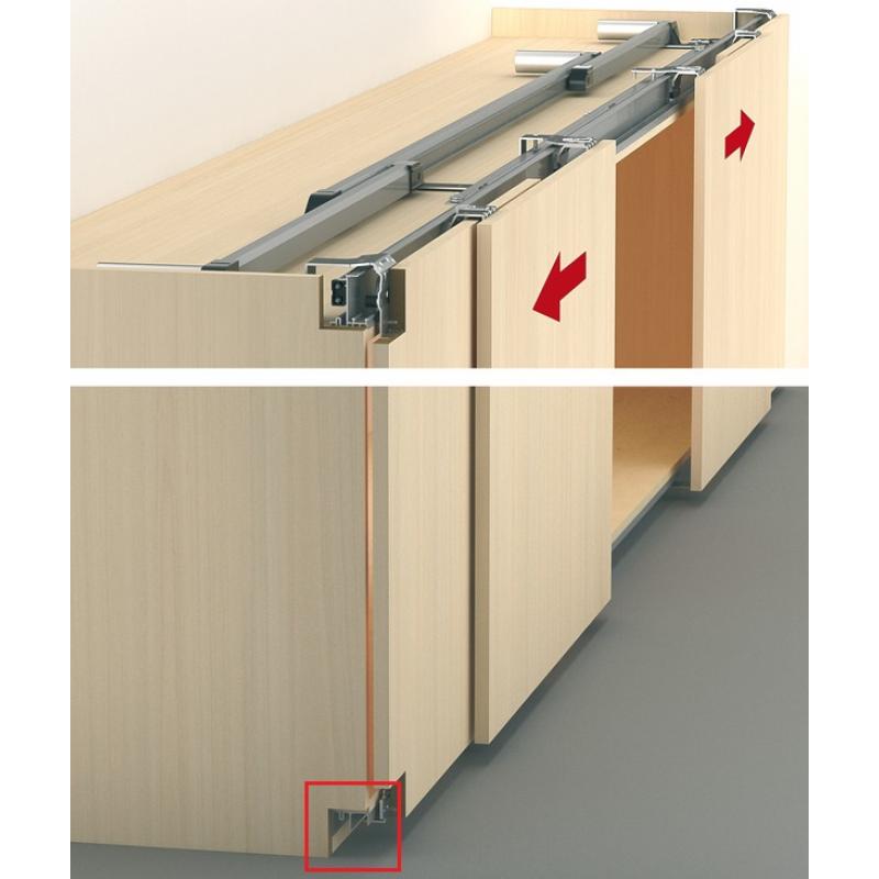 400-52-954-1 Ray dẫn hướng đôi 2500mm Hafele 400.52.954