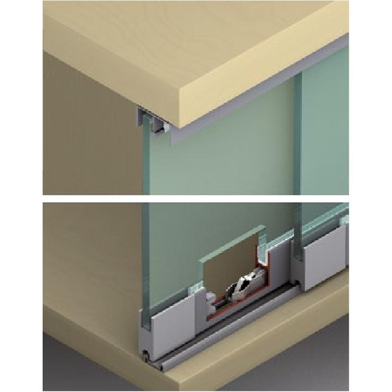 415-12-642 Ray lắp con trượt cho phụ kiện cửa trượt Hafele 415.12.642