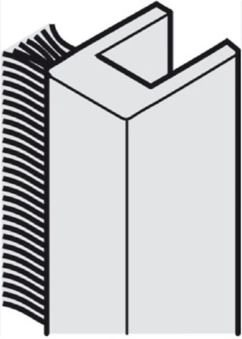 Thanh chắn bụi 5m độ dày kính 6mm Hafele 416.13.935