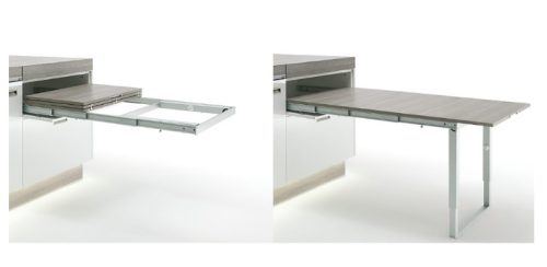 Phụ kiện bàn kéo và xếp Hafele 642.19.928