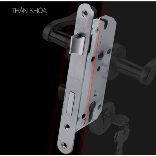 Thân khóa lưỡi gà chốt chết Hafele 911.02.153