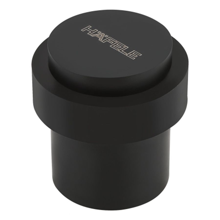 Chặn cửa gắn sàn Hafele 937.56.403 màu đen mờ 937 56 403