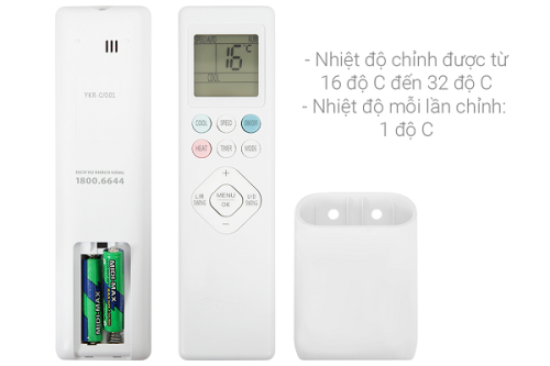 Điều hòa 1 chiều Casper GC09IS35 5 Điều khiển Điều hòa 1 chiều Casper GC09IS35