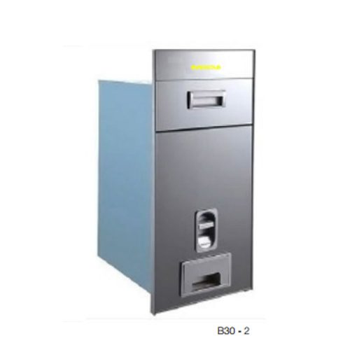 Thùng gạo mặt gương nút nhấn Eurogold GB300S