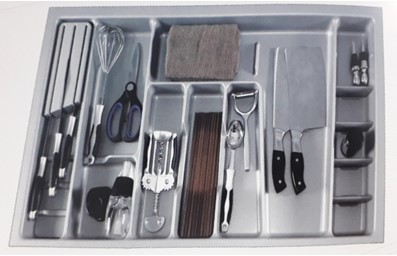 Khay chia thìa nĩa dao chất liệu nhựa cao cấp Eurogold ETP1000