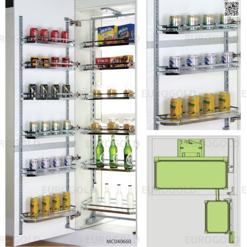 Tủ kho inox, cánh mở Eurogold EKC14460