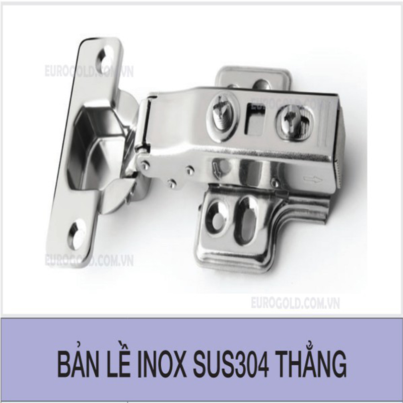 Bản lề inox SUS304 thẳng Eurogold WP01 Bản lề inox SUS304 thẳng Eurogold WP01
