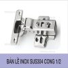 Bản lề inox SUS304 cong 1/2 Eurogold WP02 2 eurogold wp02