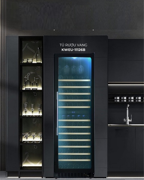 kocher-kweu-11126b Thiết kế Tủ rượu vang Kocher KWEU-11126B