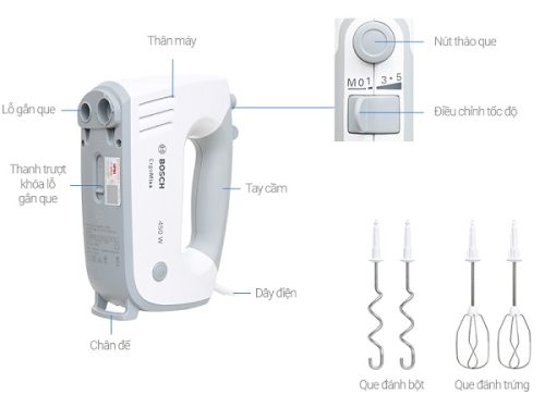 Máy trộn và máy đánh trứng Bosch MFQ36400 7 may tron va danh trung bosch mfq36400 1