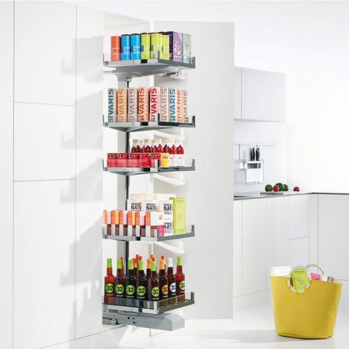 Phụ kiện tủ bếp Hafele 549.72.066 bộ CONVOY PREMIO 600/1500-1600mm, phải