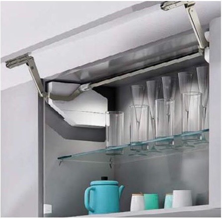 Bộ tay nâng Free Swing E Hafele 372.29.714 trắng