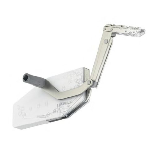 Bộ tay nâng Free Swing Hafele 493.05.763, trắng