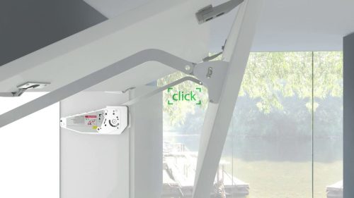 Bộ tay nâng Free Fold Short Hafele 493.05.891