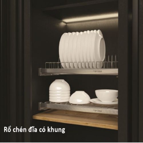 Rổ bát đĩa có khung Presto Hafele 544.40.008 Inox 304
