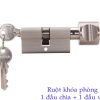 Ruột khóa 1 đầu chìa, 1 đầu vặn Hafele 916.96.313, 65mm Đồng thau