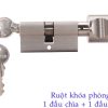 Ruột khóa 1 đầu chìa, 1 đầu vặn Hafele 916.96.325, 71mm Đồng thau