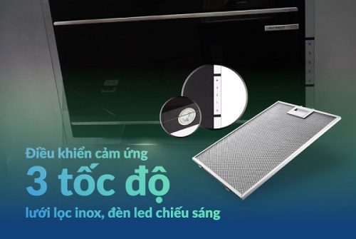 Điều khiển của máy hút mùi Eurosun EH-70CN78B