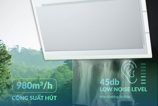 Độ ồn của máy hút mùi Eurosun EH-70CN78W Độ ồn của máy hút mùi Eurosun EH-70CN78W