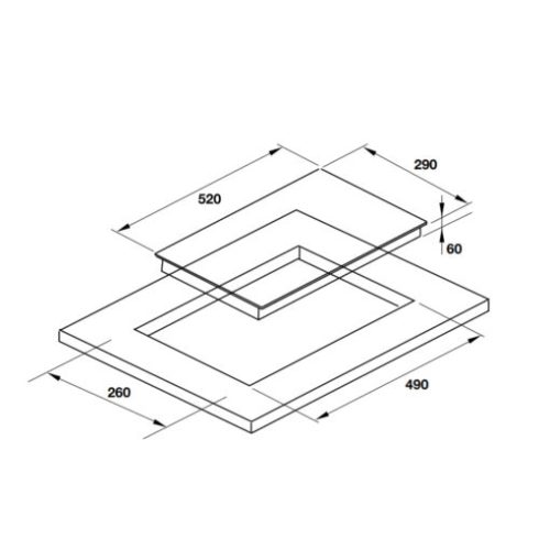 Bếp từ Hafele 2 vùng nấu HC-I302B 536.61.770 3 536.61.770 1