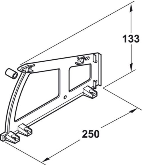 Phụ kiện tủ giày Hafele 892.14.719 3 Phụ Kiện Tủ Giày Hafele 892.14.719