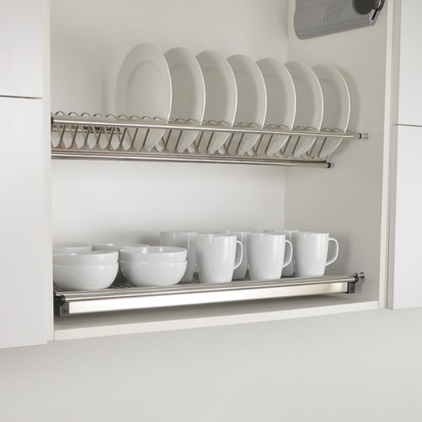 Giá để bát đĩa inox cố định 2 tầng Inoxen BV90 Giá để bát đĩa inox cố định 2 tầng Inoxen BV90