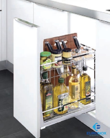 Giá dao thớt chai lọ đa năng nan dẹt Euronox EU2.25.304