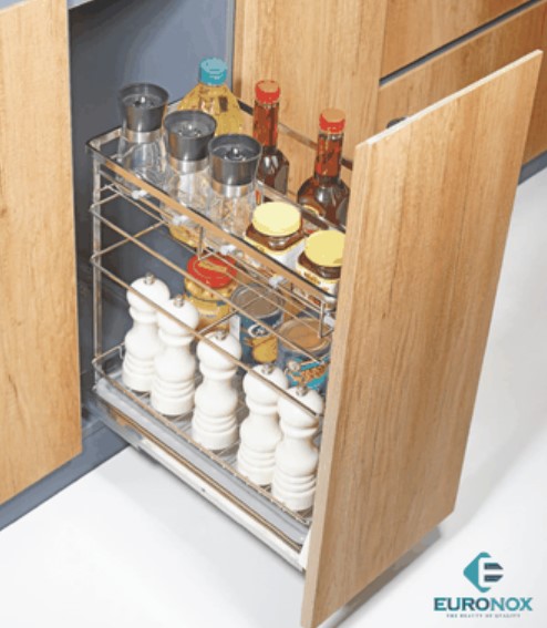 Giá giao thớt chai lọ đa năng nan dẹt 3 tầng Euronox EU2.25G