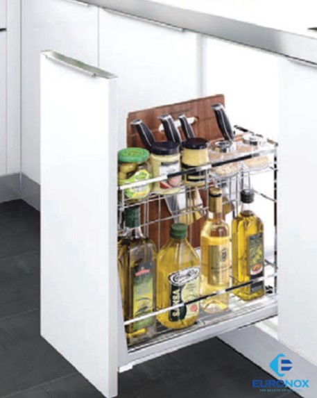 Giá dao thớt chai lọ đa năng nan dẹt Euronox EU2.30.304