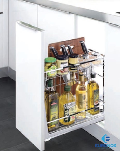 Giá dao thớt chai lọ đa năng nan dẹt Euronox EU2.35.304