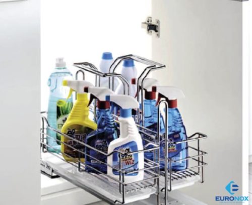Kệ đựng chất tẩy rửa inox nan kết hợp nhựa Euronox EU3-350S