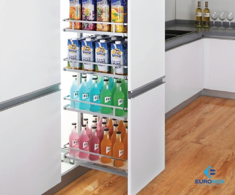 Tủ kho nan dẹt cánh rút - 6 tầng Euronox EU3-I440