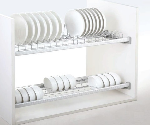 Kệ bát đĩa cố định khung nhôm Euronox EUA-90