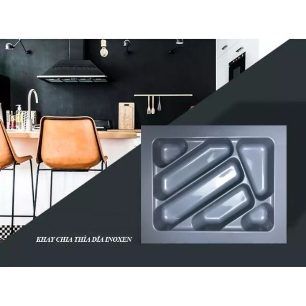 Khay chia thìa dĩa PVC Inoxen KCA-50 Khay chia thìa dĩa PVC Inoxen KCA-50