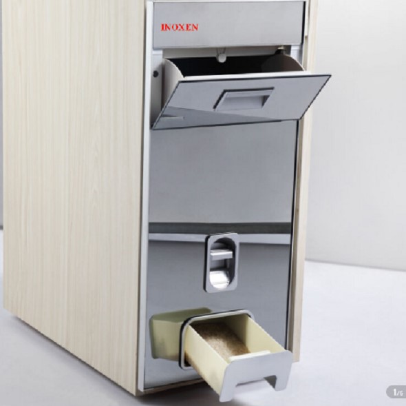 Thùng gạo mặt gương Inoxen RBK-300M Thùng gạo mặt gương Inoxen RBK-300M