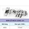 Bản lề inox cong 3/4 Eurogold EWS103 1 Bản lề inox cong 3/4 Eurogold WS03