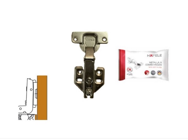 Bản lề lọt lòng Metalla A DIY 110º Hafele 493.03.025 Bản lề lọt lòng Metalla A DIY 110º Hafele 493.03.025