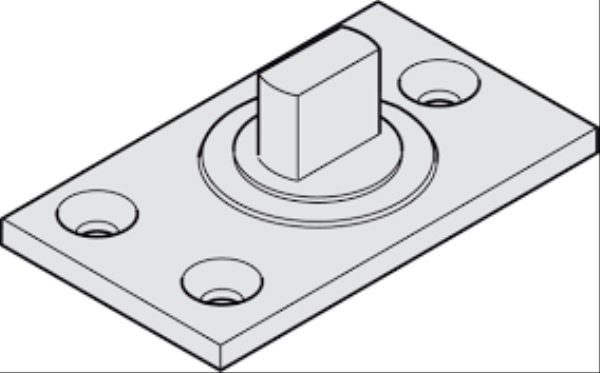 Bản lề trục xoay Hafele 981.00.092 Bản lề trục xoay Hafele 981.00.092