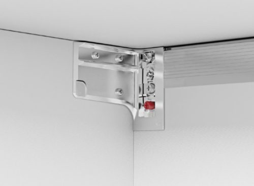 Kích thước của Bas treo tủ tường bên trái Hafele 290.41.921