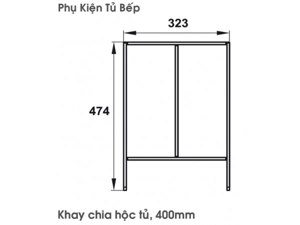 Kích thước của Bộ khay chia ngăn kéo Hafele 552.52.803 Kích thước của Bộ khay chia ngăn kéo Hafele 552.52.803