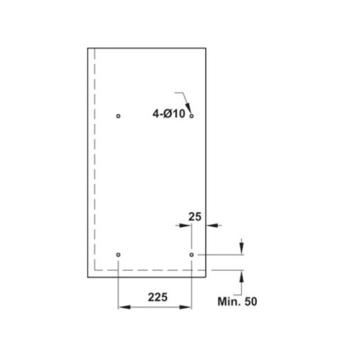 Bộ rổ bát đĩa Hafele Presto 544.40.031 700mm