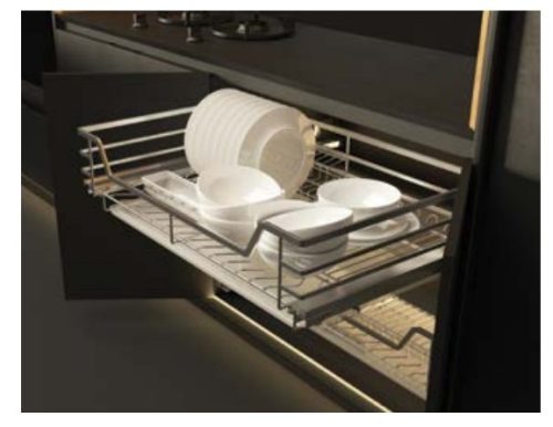 Bộ rổ bát đĩa Cucina Cappella 549.08.148 900mm Inox 304