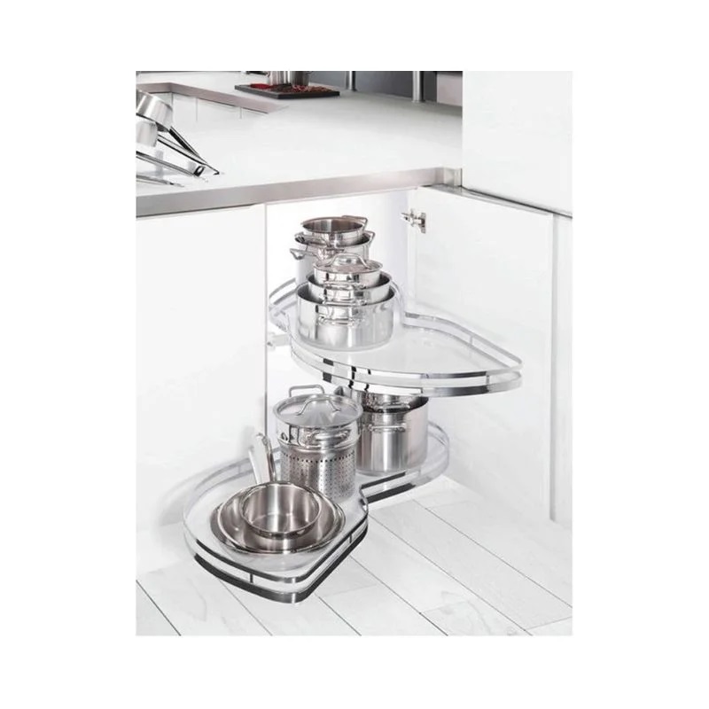 Bộ rổ góc Lemans II Hafele 541.32.671, màu Crom Bộ rổ góc Lemans II Hafele 541.32.671, màu Crom