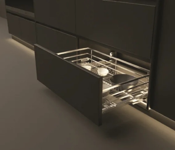 Bộ rổ xoong nồi Cappella Hafele 549.08.226 mạ chrome Bộ rổ xoong nồi Cappella Hafele 549.08.226 mạ chrome